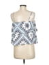 Hippie Rose 100% Polyester Blue Sleeveless Blouse Size M - photo 2