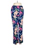 Lands' End Floral Blue Casual Pants Size 6 - photo 1