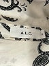 A.L.C. 100% Silk Paisley Ivory Long Sleeve Silk Top Size 0 - photo 7
