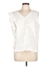 J. McLaughlin White Sleeveless Blouse Size L - photo 1
