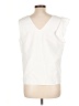 J. McLaughlin White Sleeveless Blouse Size L - photo 2