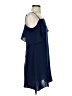 Sugar Lips Solid Blue Cocktail Dress Size S - photo 4