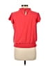 Tommy Hilfiger Red Short Sleeve Blouse Size L - photo 2