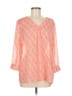 Talbots Outlet Orange 3/4 Sleeve Blouse Size M - photo 1