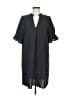 Unbranded 100% Polyester Solid Gray Casual Dress Size M - photo 1