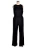 MICHAEL Michael Kors 100% Polyester Solid Black Jumpsuit Size 14 - photo 1