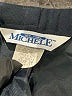 Michele 100% Polyester Solid Black Formal Skirt Size 10 - photo 4