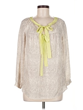 Rebecca Taylor 3/4 Sleeve Silk Top
