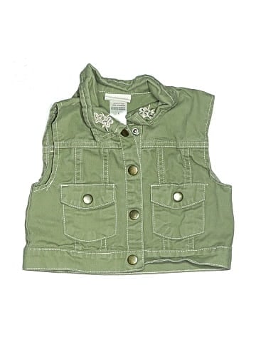 Little Lass Denim Vest (view 1)