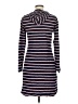 Natural Reflections Stripes Blue Casual Dress Size M - photo 2