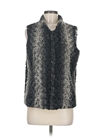 Adrienne Vittadini Faux Fur Vest (view 1)