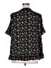 DARKWIN Stars Black Short Sleeve Blouse Size XXL - photo 2