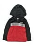 Adidas 100% Polyester Color Block Red Zip Up Hoodie 12-18 MO / 18 MO - photo 1
