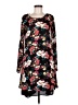 Leith 100% Polyester Floral Black Casual Dress Size M - photo 1