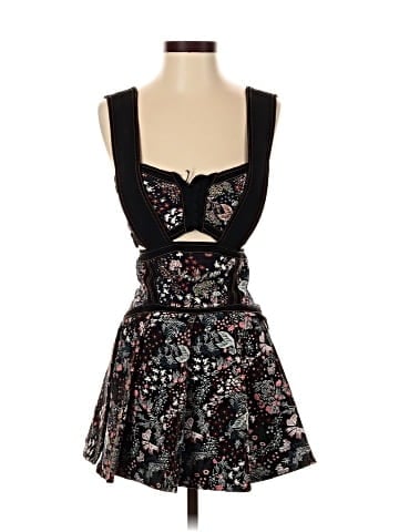 Self-Portrait Floral Jacquard Mini Dress Casual Dress (view 1)