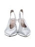 Iris & Ink Metallic Silver Gray Heels Size EU 38 - photo 2
