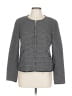 Rebecca Taylor Stripes Gray Blazer Size 12 - photo 1