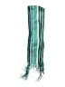 Unbranded Stripes Teal Green Scarf One size - photo 2