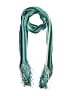 Unbranded Stripes Teal Green Scarf One size - photo 1