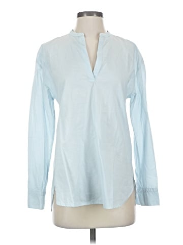 James Perse Long Sleeve Blouse (view 1)