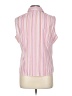 DCC Stripes Pink Sleeveless Blouse Size L - photo 2