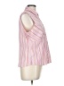 DCC Stripes Pink Sleeveless Blouse Size L - photo 4