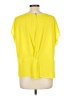 Anthology 100% Polyester Yellow Green Short Sleeve Blouse Size 10 - photo 2