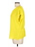 Anthology 100% Polyester Yellow Green Short Sleeve Blouse Size 10 - photo 5