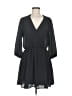 Lush 100% Polyester Solid Gray Casual Dress Size M - photo 1