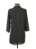 Assorted Brands Polka Dots Black 3/4 Sleeve Button-Down Shirt Size S - photo 2