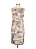Anne Klein 100% Polyester Tie-dye Gray Cocktail Dress Size 6 - photo 1