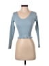 Unbranded Blue 3/4 Sleeve T-Shirt Size XS - photo 1