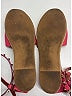 Valentino Pink Leather Ankle Strap Rockstud Espadrilles Size EU 37 - photo 6