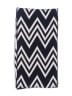 Unbranded 100% Acrylic Chevron-herringbone Blue Black Scarf One size - photo 2