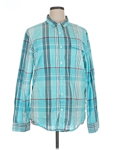 CALVIN KLEIN JEANS Long Sleeve Button-Down Shirt (view 1)