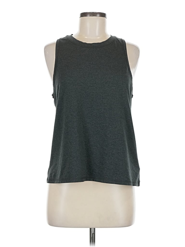 Pre-owned Athleta Sleeveless T-shirt In Gray