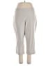 JM Collection Solid Tan Gray Casual Pants Size 3X - photo 1