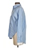 LOFT Versa 100% Cotton Color Block Blue Long Sleeve Button-Down Shirt Size XXS - photo 5