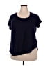 Talbots Blue Short Sleeve Top Size 2X - photo 1