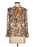 Assorted Brands Brown Long Sleeve Blouse Size M - photo 1