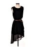 Love 21 100% Polyester Solid Black Casual Dress Size XS - photo 1
