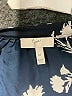 Joie 100% Polyester Black Blue 3/4 Sleeve Blouse Size M - photo 7