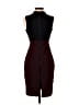 Halogen Color Block Burgundy Cocktail Dress Size 2 - photo 2