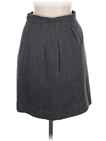 Linda Allard Ellen Tracy Wool Skirt (view 2)