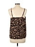 Hayden 100% Polyester Brown Sleeveless Top Size L - photo 2