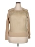 Trina Turk 100% Wool Tan Cardigan Size XXL (estimated) - photo 1