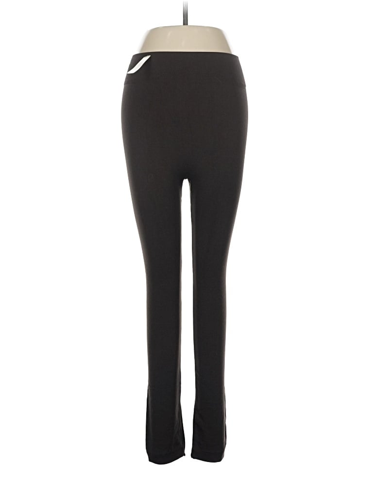 Pre-owned Silver Active Pants In Black