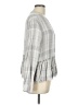 Mud Pie 100% Rayon Gray Long Sleeve Blouse Size L - photo 4