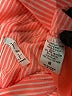 Willow & Clay Color Block Orange Long Sleeve Blouse Size M - photo 7