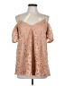 V Cristina 100% Polyester Tan Sleeveless Blouse Size L - photo 1
